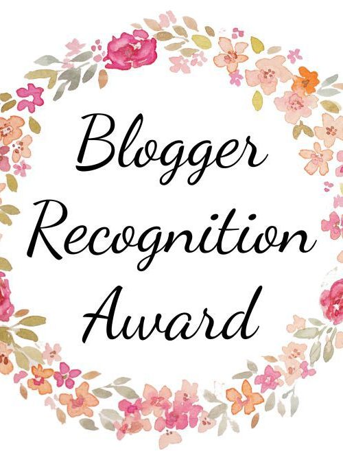 The Blogger Recognition Award