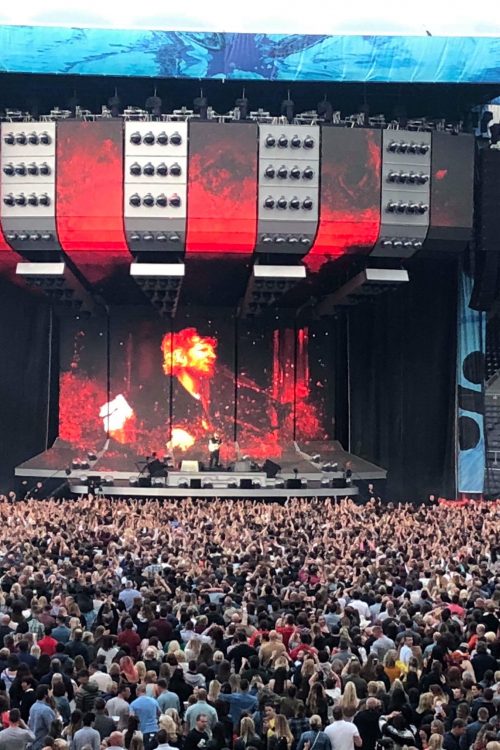 Ed Sheeran at Newcastle St James’ Park