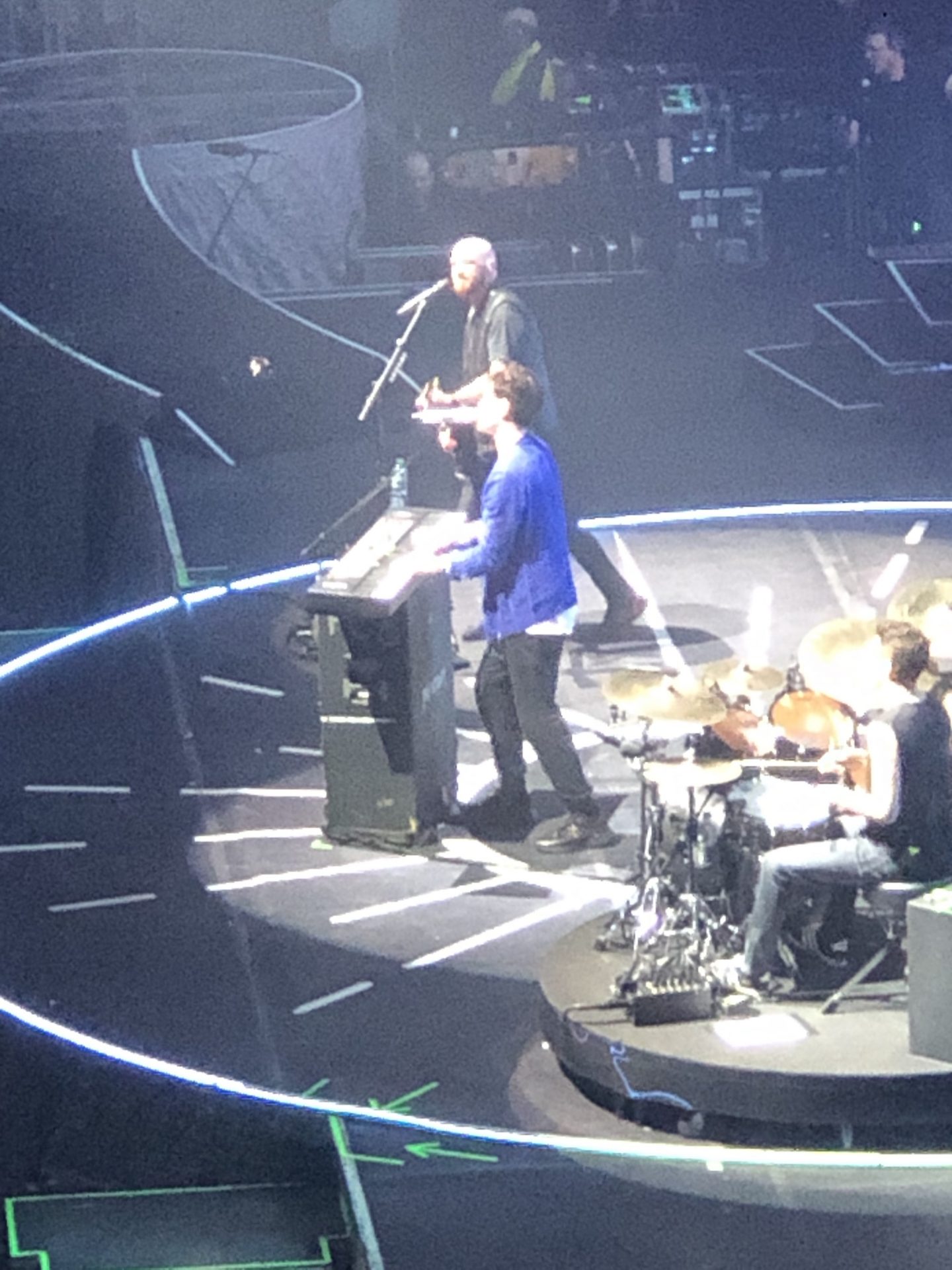 The Script performing on stage at Manchester Arena